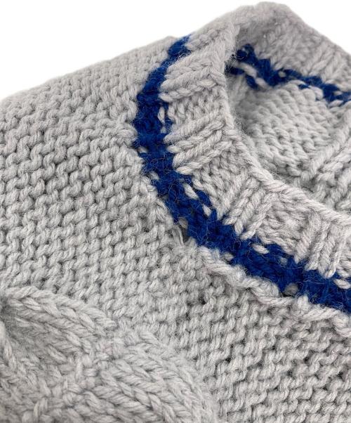 古着（フルギ）古着 (フルギ) ニット グレー サイズ:タグ無しの古着・服飾アイテム