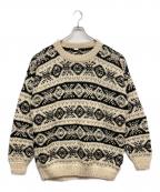 HIMALAYAN SWEATERヒマラヤン・セーター）の古着「ニット」｜ブラック×ホワイト