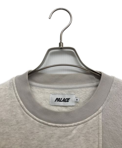 PALACE（パレス）PALACE (パレス) カラーブロッククルーネックスウェット グレー サイズ:Mの古着・服飾アイテム