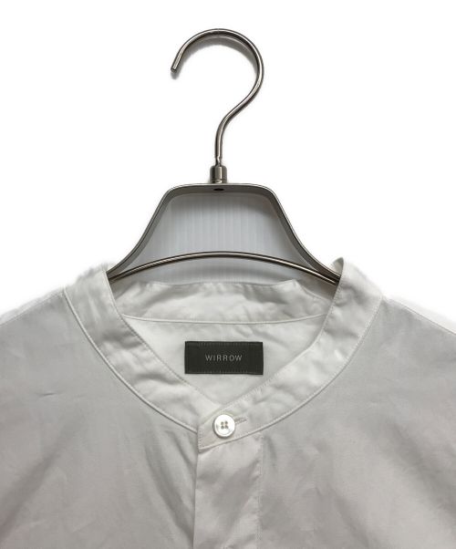 wirrow（ウィロウ）wirrow (ウィロウ) バンドカラーシャツ ホワイト サイズ:2の古着・服飾アイテム
