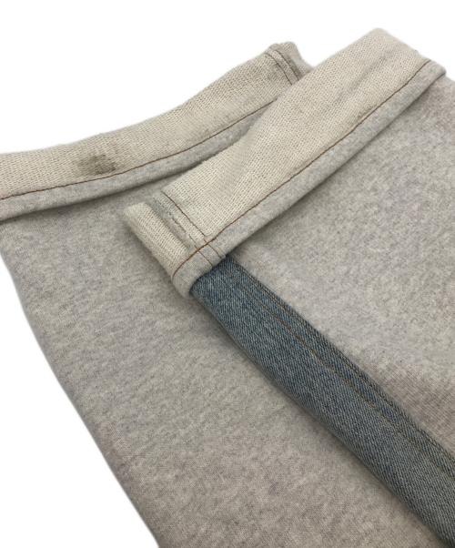 KHOKI（コッキ）KHOKI (コッキ) Denim patched swat pants ブルー サイズ:2の古着・服飾アイテム