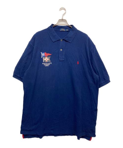 POLO RALPH LAUREN（ポロ・ラルフローレン）POLO RALPH LAUREN (ポロ・ラルフローレン) ポロシャツ ブルー サイズ:2XLの古着・服飾アイテム