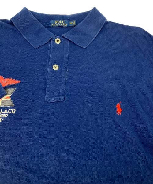 POLO RALPH LAUREN（ポロ・ラルフローレン）POLO RALPH LAUREN (ポロ・ラルフローレン) ポロシャツ ブルー サイズ:2XLの古着・服飾アイテム