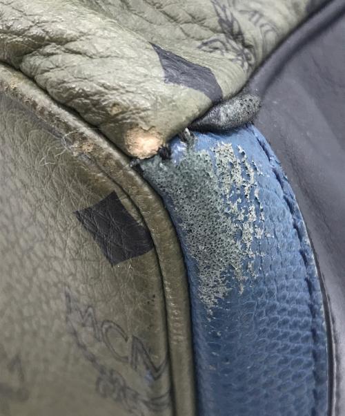 MCM（エムシーエム）MCM (エムシーエム) Munich Lion Backpack グリーンの古着・服飾アイテム