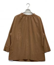Whim Gazette（ウィムガゼット）の古着「2WAYブラウス」｜ブラウン