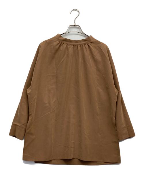 Whim Gazette（ウィムガゼット）Whim Gazette (ウィムガゼット) 2WAYブラウス ブラウン サイズ:Fの古着・服飾アイテム