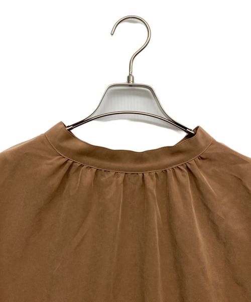 Whim Gazette（ウィムガゼット）Whim Gazette (ウィムガゼット) 2WAYブラウス ブラウン サイズ:Fの古着・服飾アイテム