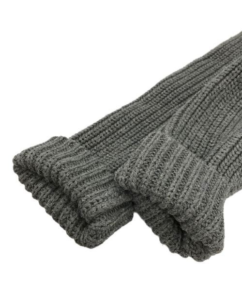 LAUREN RALPH LAUREN（ローレンラルフローレン）LAUREN RALPH LAUREN (ローレンラルフローレン) ショールカラーニットジャケット グレー サイズ:XSの古着・服飾アイテム