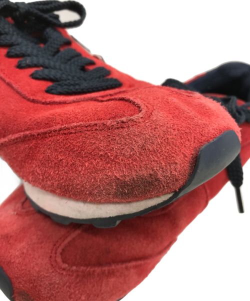 via SANGACIO（ヴィア・サンガチオ）via SANGACIO (ヴィア・サンガチオ) カーマインローカットスニーカー レッド サイズ:US8の古着・服飾アイテム