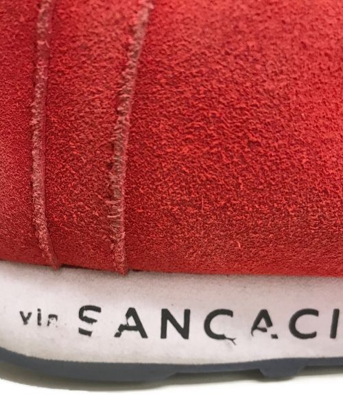 via SANGACIO（ヴィア・サンガチオ）via SANGACIO (ヴィア・サンガチオ) カーマインローカットスニーカー レッド サイズ:US8の古着・服飾アイテム