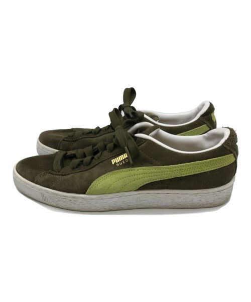 PUMA（プーマ）PUMA (プーマ) SUEDE CLASSIC XXI DEEP OLIVE/TART APPLE/PUMA WHITE カーキ サイズ:US8.5の古着・服飾アイテム