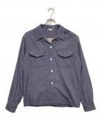 The Blurredブラード）の古着「長袖シャツ」｜ブルー
