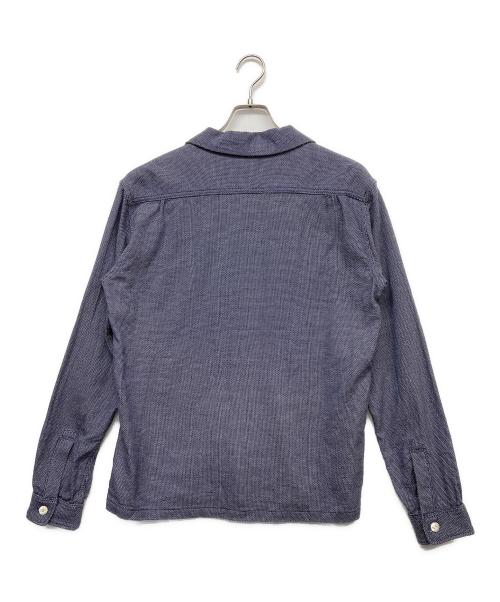 The Blurred（ブラード）The Blurred (ブラード) 長袖シャツ ブルー サイズ:15の古着・服飾アイテム