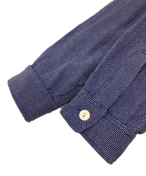 The Blurred（ブラード）The Blurred (ブラード) 長袖シャツ ブルー サイズ:15の古着・服飾アイテム