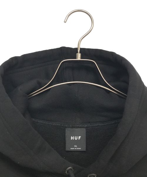 HUF（ハフ）HUF (ハフ) MEGABLAST STRECH HOODIE ブラック サイズ:XLの古着・服飾アイテム
