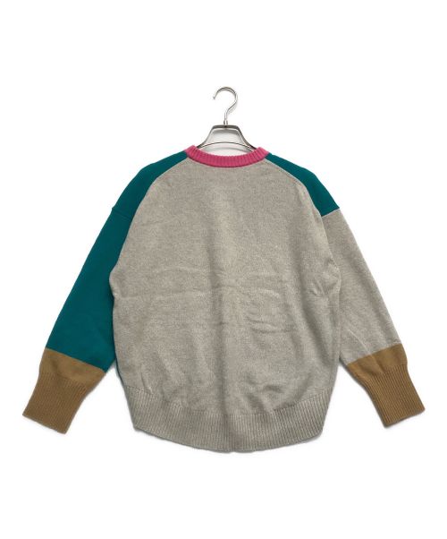 MACPHEE（マカフィー）MACPHEE (マカフィー) NZ LAMB 9G クルーネックプルオーバー グリーン サイズ:Sの古着・服飾アイテム