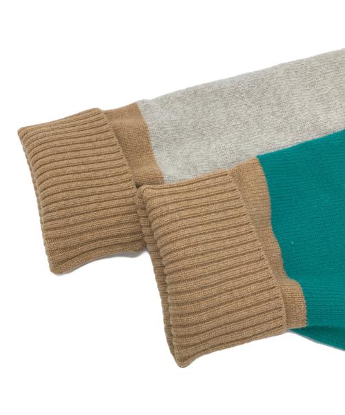 MACPHEE（マカフィー）MACPHEE (マカフィー) NZ LAMB 9G クルーネックプルオーバー グリーン サイズ:Sの古着・服飾アイテム