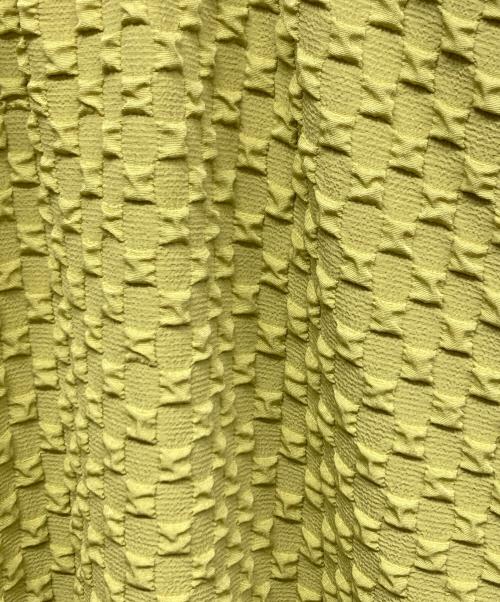 RAY BEAMS（レイ ビームス）RAY BEAMS (レイ ビームス) フクレ ジャカード キャミ ワンピース イエロー 未使用品の古着・服飾アイテム