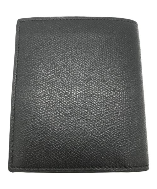 Valextra（ヴァレクストラ）Valextra (ヴァレクストラ) 2つ折り財布 ブラックの古着・服飾アイテム