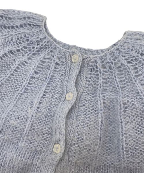 RHC Ron Herman（アールエイチシー ロンハーマン）RHC Ron Herman (アールエイチシー ロンハーマン) モヘアカーディガン ブルー サイズ:XSの古着・服飾アイテム