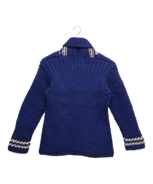 KANATA（カナタ）KANATA (カナタ) カウチンニットカーディガン ブルー サイズ:記載無の古着・服飾アイテム