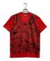 COMME des GARCONS HOMME PLUS（コムデギャルソンオムプリュス）の古着「プリントTシャツ」｜レッド