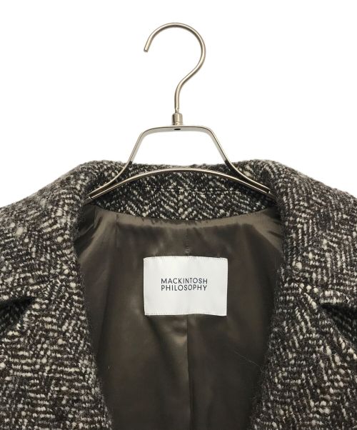 MACKINTOSH PHILOSOPHY（マッキントッシュ フィロソフィー）MACKINTOSH PHILOSOPHY (マッキントッシュフィロソフィー) Sleafordコート ブラウン サイズ:36の古着・服飾アイテム