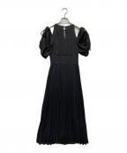 Snidelスナイデル）の古着「2WAYボリュームスリーブワンピース」｜ブラック