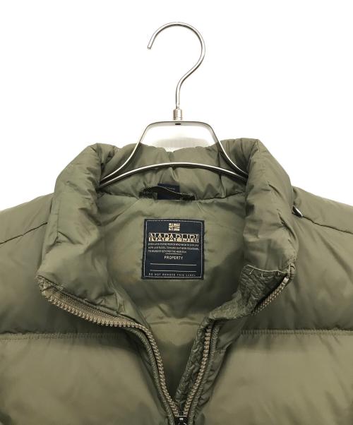 NAPAPIJRI（ナパピリ）NAPAPIJRI (ナパピリ) ダウンベスト オリーブ サイズ:Lの古着・服飾アイテム