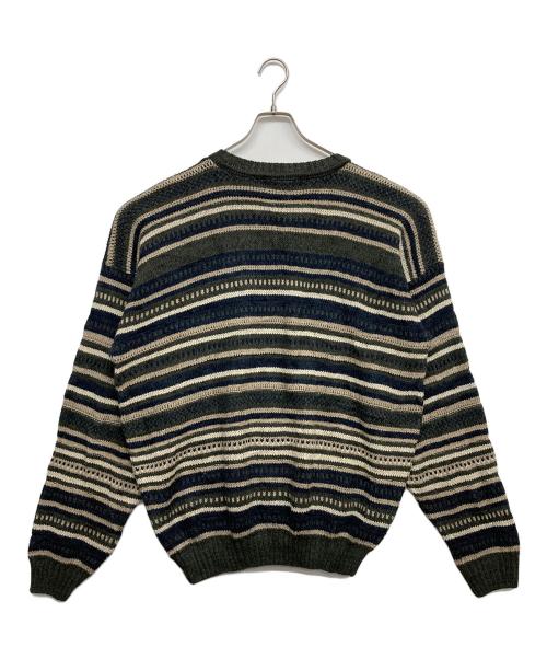 DAVID TAYLOR（デヴィット テイラー）DAVID TAYLOR (デヴィット テイラー) ニット グリーン サイズ:XLの古着・服飾アイテム