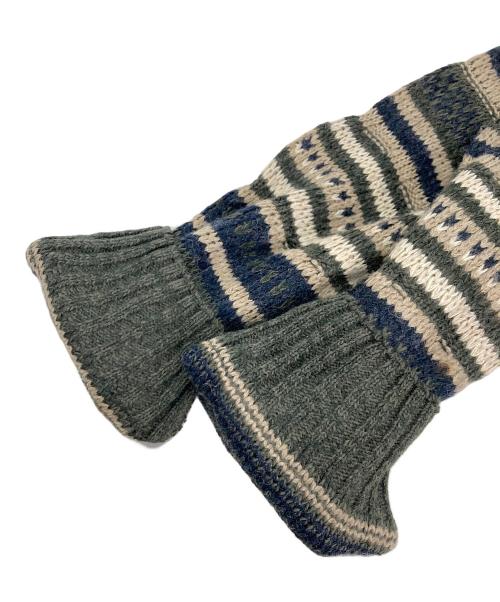 DAVID TAYLOR（デヴィット テイラー）DAVID TAYLOR (デヴィット テイラー) ニット グリーン サイズ:XLの古着・服飾アイテム