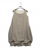 daisy lin for foxeyデイジーリン フォー フォクシー）の古着「ノースリーブバルーンワンピース」｜ベージュ