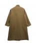 MICHEL KLEIN (ミッシェルクラン) ウールナイロンモッサ スタンドカラーロングコート ベージュ サイズ:M：9000円
