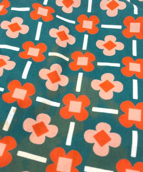 SASQUATCHfabrix.（サスクワッチファブリックス）SASQUATCHfabrix. (サスクワッチファブリックス) FLOWER CHECK BEACH H/S SHIRT グリーン サイズ:Lの古着・服飾アイテム