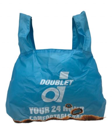doublet バーニング EMBROIDERY SUPERMARKET BAG Doublet BURNING EMBROIDERY SUPERMARKET BAG - Blue | Garmentory