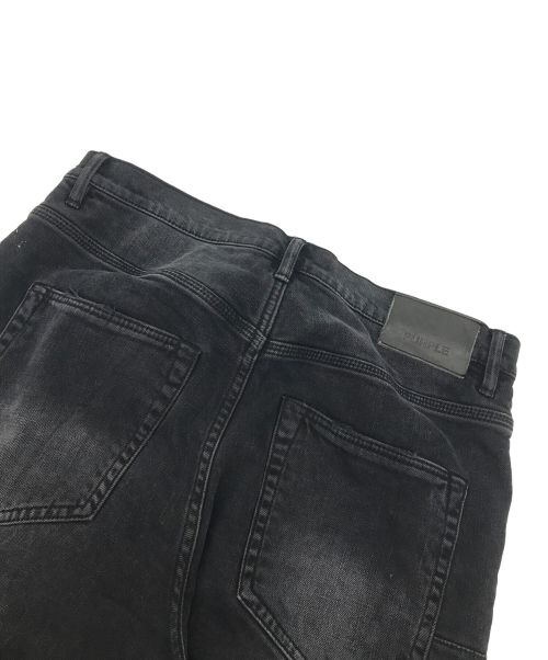 PURPLE BRAND（パープルブランド）PURPLE BRAND (パープルブランド) ダメージスキニーデニムパンツ ブラック サイズ:記載無の古着・服飾アイテム