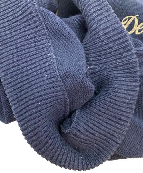 DEUS EX MACHINA（デウス エクス マキナ）DEUS EX MACHINA (デウス エクス マキナ) SKULL BOMBER JACKET ネイビー サイズ:Mの古着・服飾アイテム