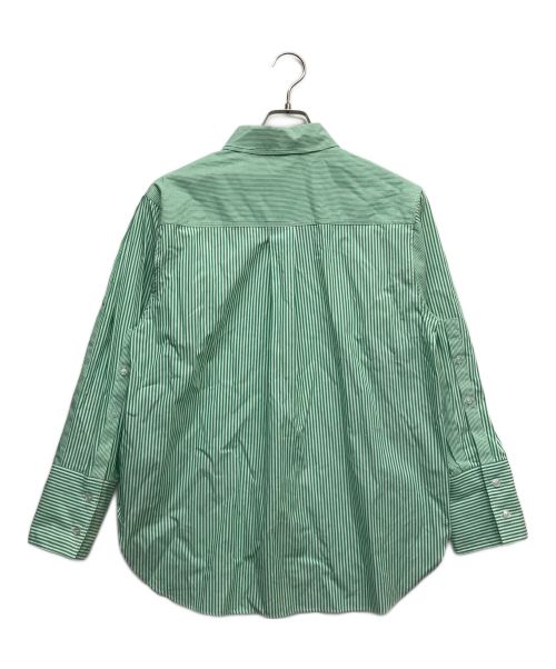 furfur（ファーファー）FURFUR (ファーファー) メンズライクオーバーサイズシャツ グリーン サイズ:ONE SIZEの古着・服飾アイテム