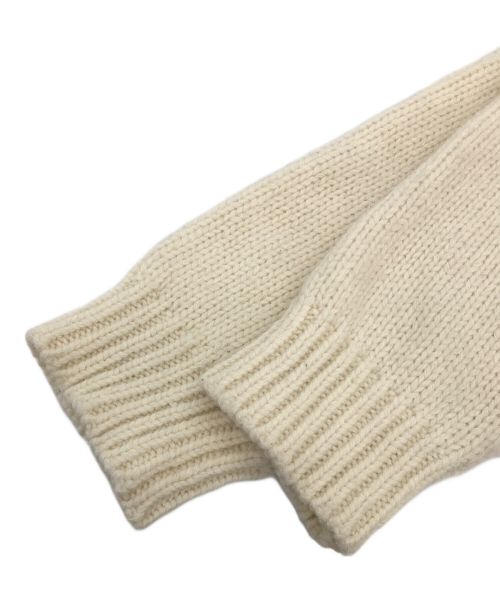 Krochet（クロシェ）Krochet (クロシェ) ニットカーディガン ホワイト サイズ:記載無の古着・服飾アイテム