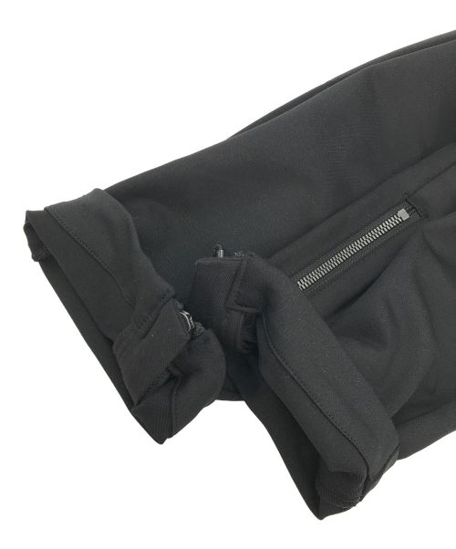 Junhashimoto（ジュンハシモト）junhashimoto (ジュンハシモト) スリムジャージパンツ ブラック サイズ:5の古着・服飾アイテム