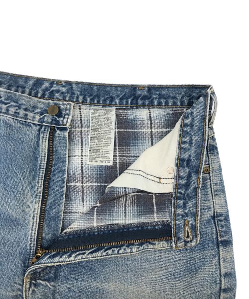 CarHartt（カーハート）CarHartt (カーハート) 裏ネルデニムパンツ ブルー サイズ:W38の古着・服飾アイテム