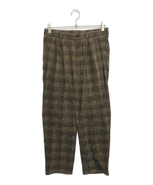 G-Stage（ジーステージ）G-Stage (ジーステージ) グレンチェックウールジャージセットアップ ベージュ サイズ:Sの古着・服飾アイテム