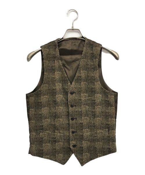G-Stage（ジーステージ）G-Stage (ジーステージ) グレンチェックウールジャージセットアップ ベージュ サイズ:Sの古着・服飾アイテム
