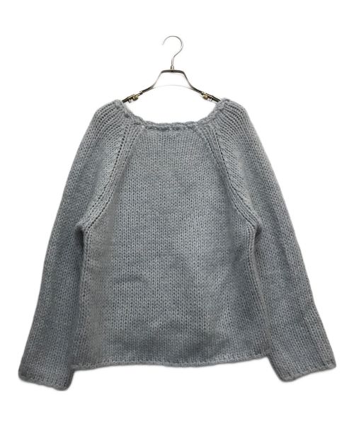 SLOBE IENA（スローブ イエナ）SLOBE IENA (スローブ イエナ) ラメVネックニット スカイブルー サイズ:Freeの古着・服飾アイテム