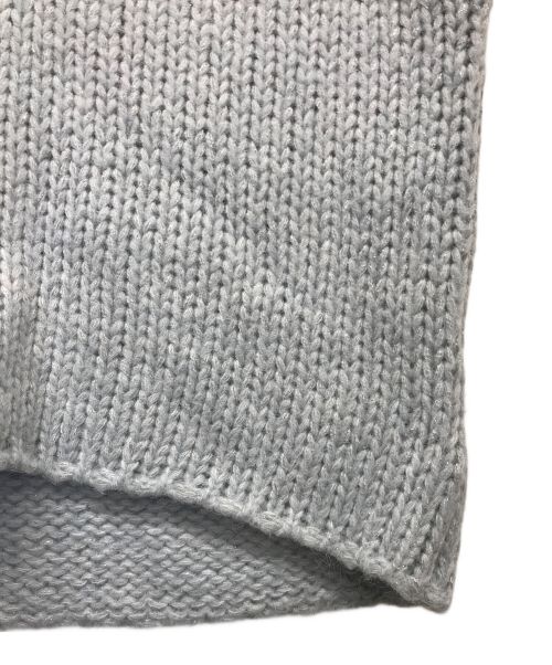 SLOBE IENA（スローブ イエナ）SLOBE IENA (スローブ イエナ) ラメVネックニット スカイブルー サイズ:Freeの古着・服飾アイテム