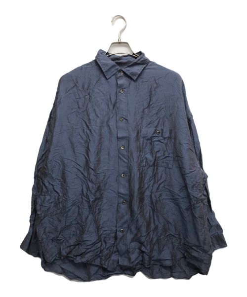 MAISON SPECIAL（メゾンスペシャル）MAISON SPECIAL (メゾンスペシャル) タイアナ シアープライムオーバーレギュラーシャツ ブルー サイズ:Mの古着・服飾アイテム