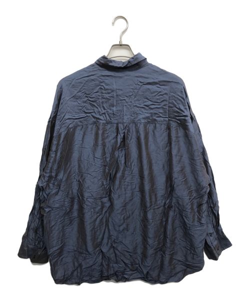 MAISON SPECIAL（メゾンスペシャル）MAISON SPECIAL (メゾンスペシャル) タイアナ シアープライムオーバーレギュラーシャツ ブルー サイズ:Mの古着・服飾アイテム