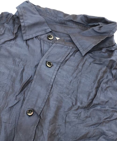 MAISON SPECIAL（メゾンスペシャル）MAISON SPECIAL (メゾンスペシャル) タイアナ シアープライムオーバーレギュラーシャツ ブルー サイズ:Mの古着・服飾アイテム