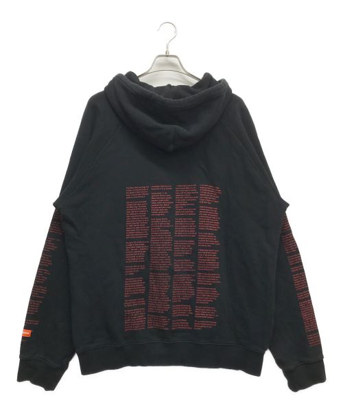 HERON PRESTON（ヘロンプレストン）HERON PRESTON (ヘロンプレストン) Nasa Hoodie ブラック サイズ:Mの古着・服飾アイテム