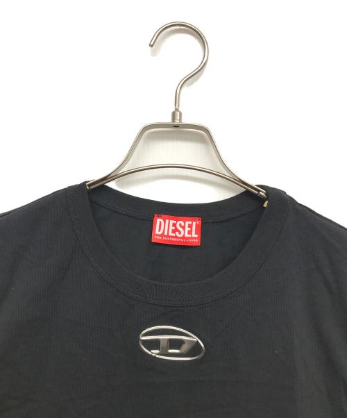 DIESEL（ディーゼル）DIESEL (ディーゼル) ノースリーブカットソー ブラック サイズ:Lの古着・服飾アイテム